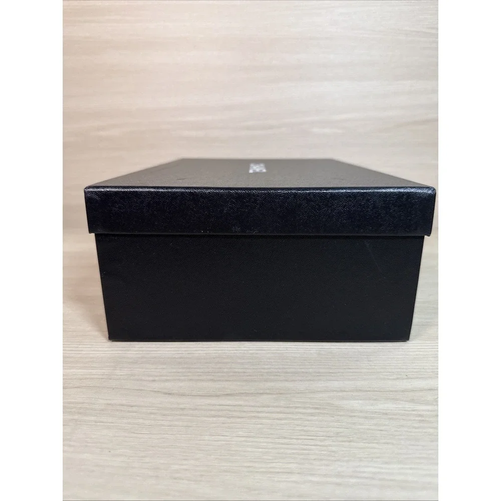 Chanel Empty Gift Storage Shoe Box with Tissue Paper Medium Black 12 x 8‎ x 4